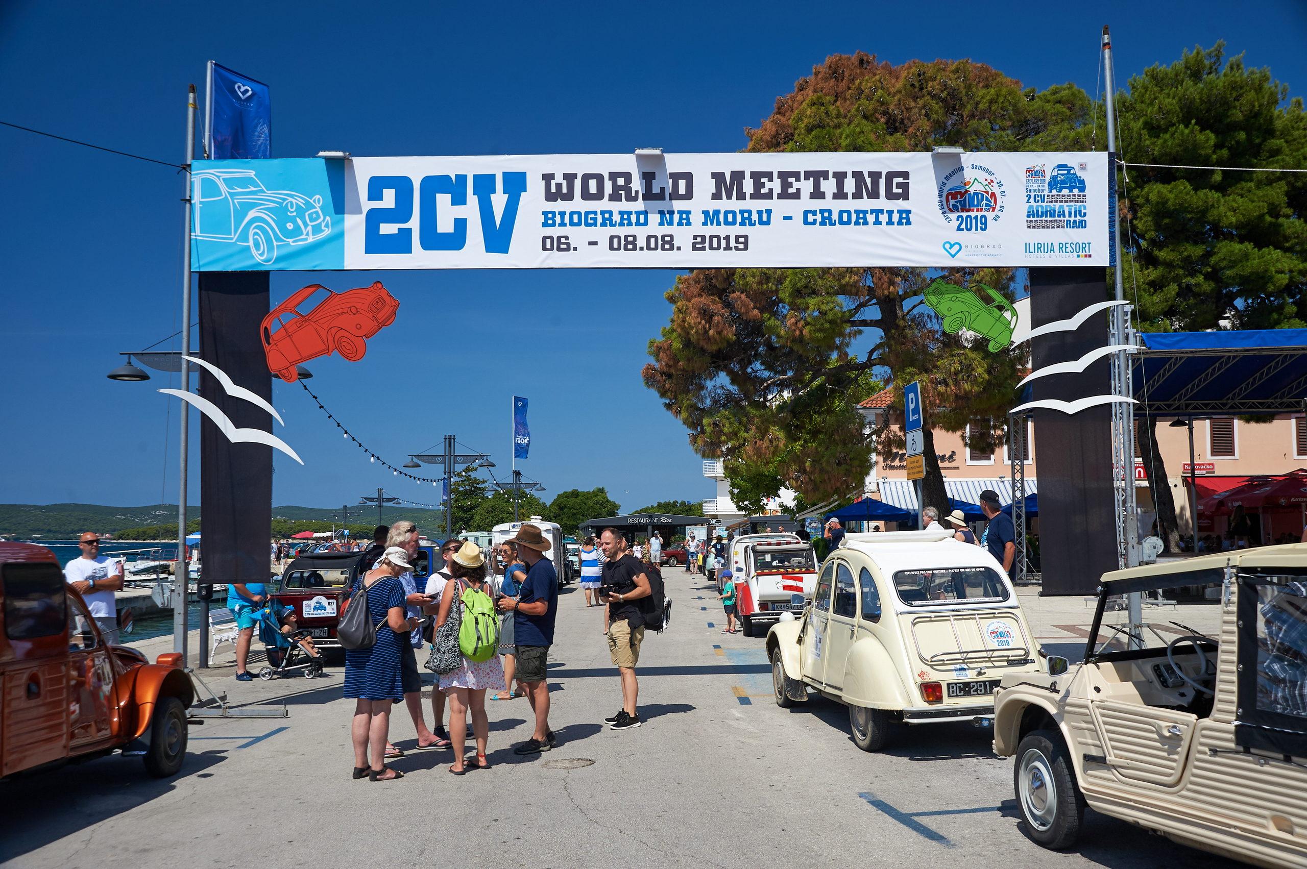 Am Strand von Biograd na Moru