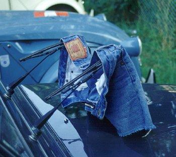 Pants on windscreen wipers